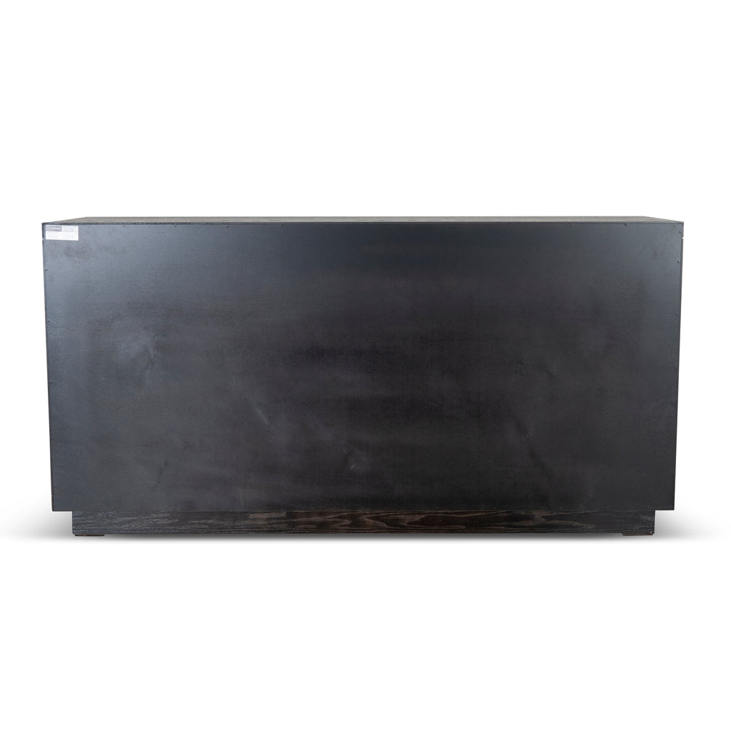 1.6m Padova Dressing Unit - Textured Espresso Black
