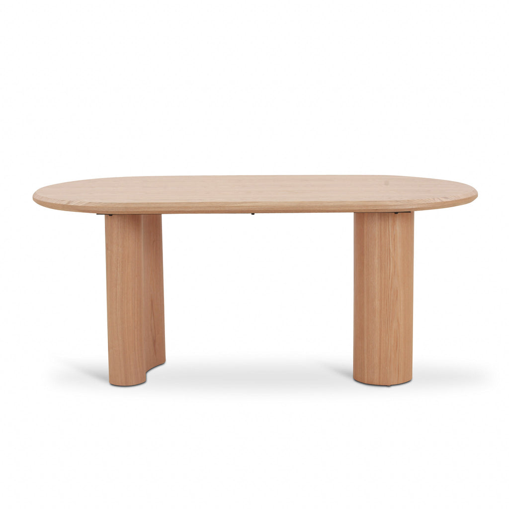 1.8m Oval Siena Dining Table - Natural
