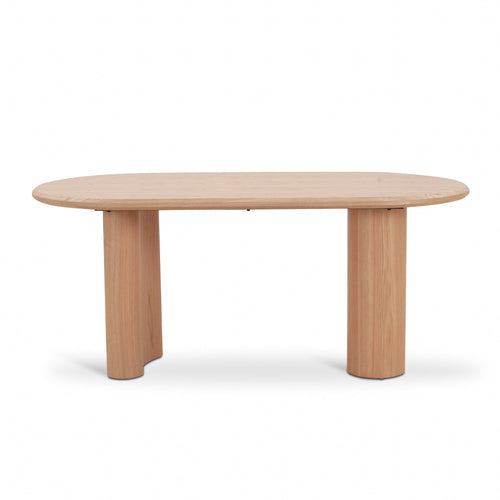 1.8m Oval Siena Dining Table - Natural