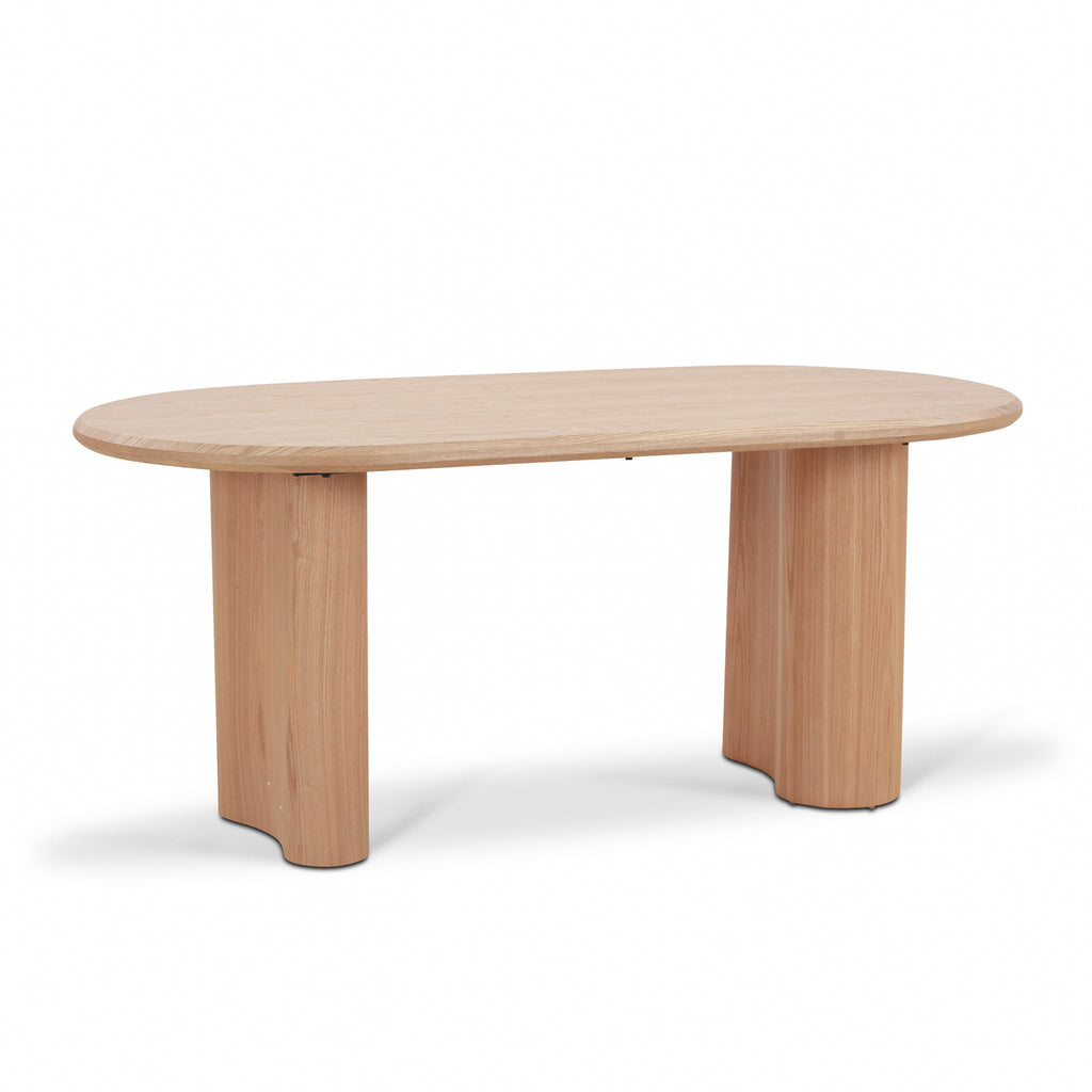 1.8m Oval Siena Dining Table - Natural