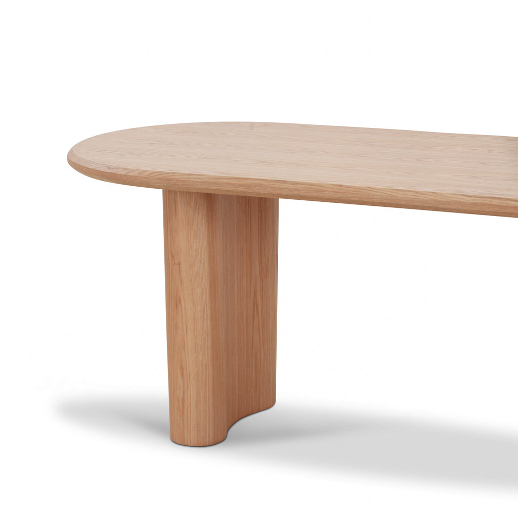 1.8m Oval Siena Dining Table - Natural