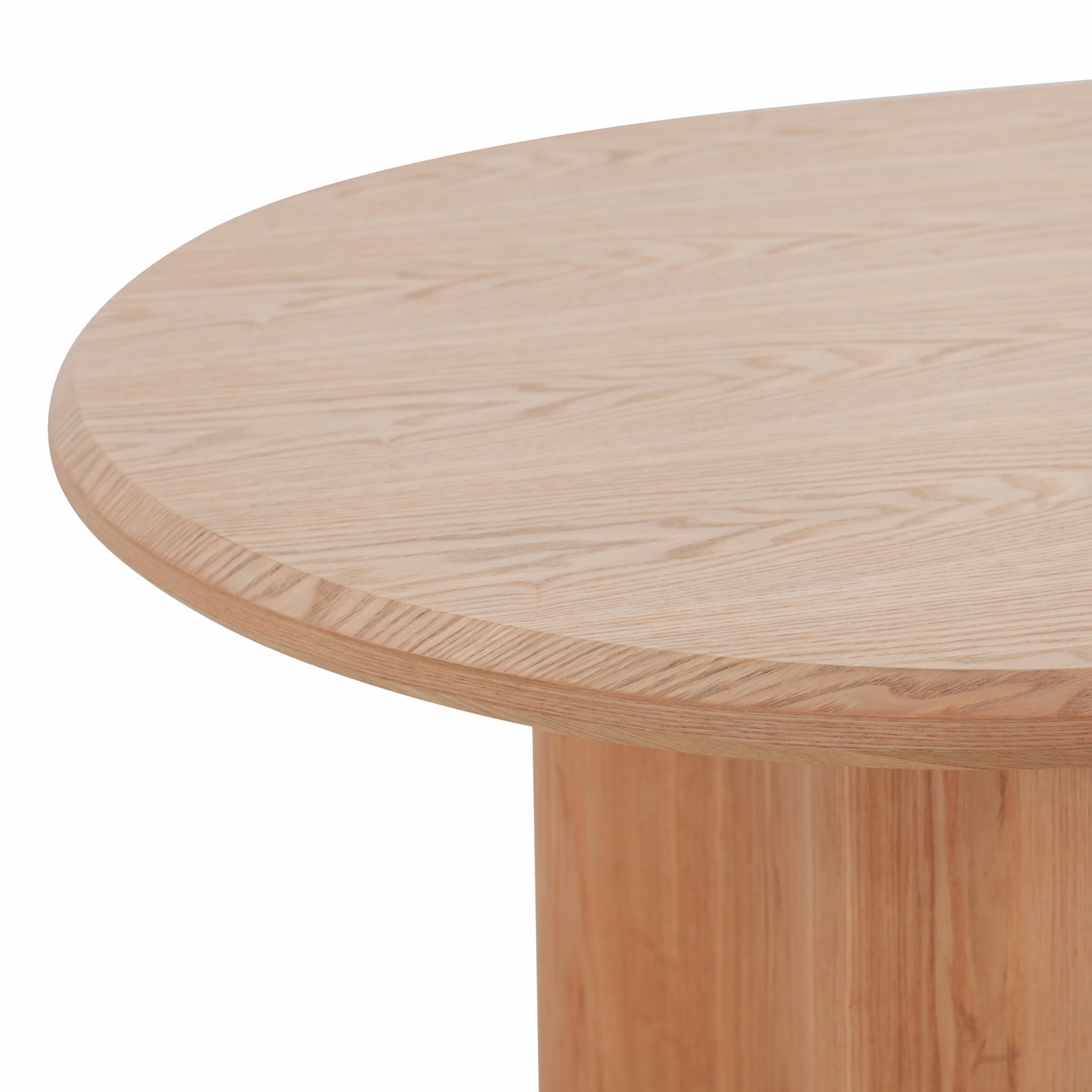 1.8m Oval Siena Dining Table - Natural