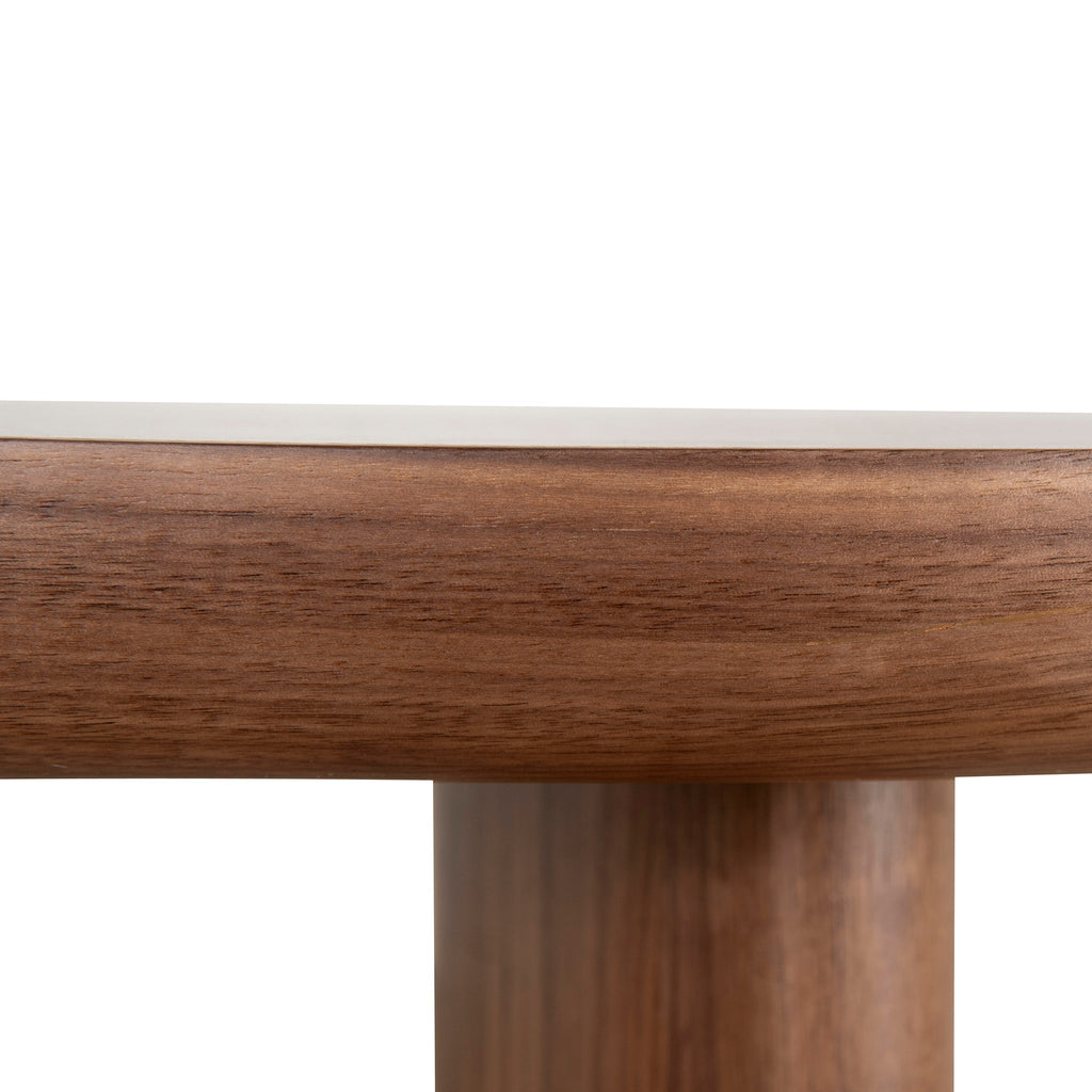 2.4m Siena Dining Table - Walnut
