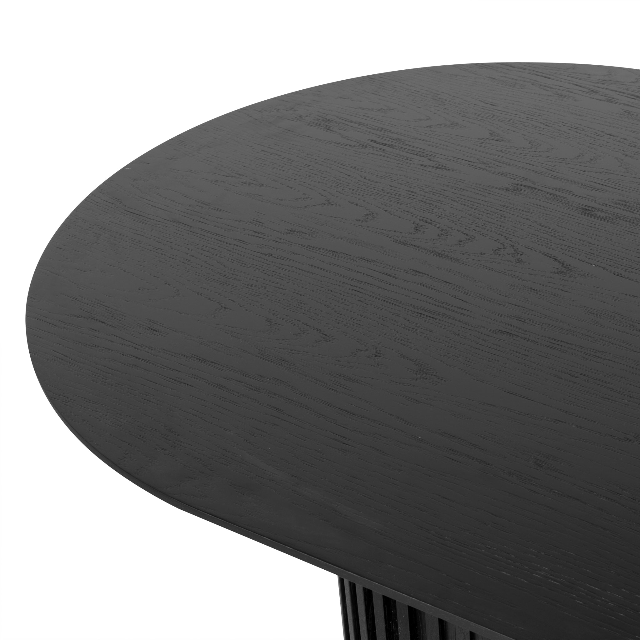 2.5m Wooden Siena Dining Table - Black