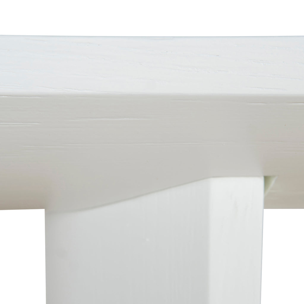 1.6m Ferrara Console Table - White Oak