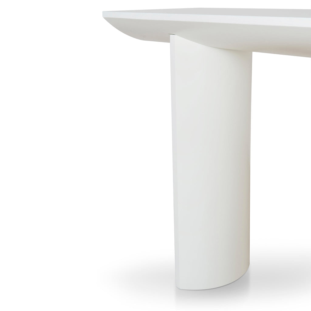 1.6m Ferrara Console Table - White Oak