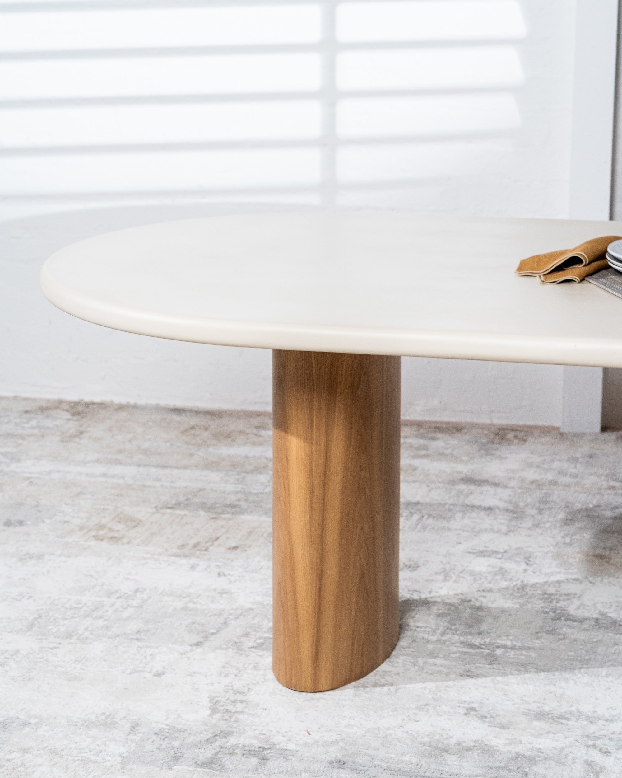 Orbit Dining Table Pebble