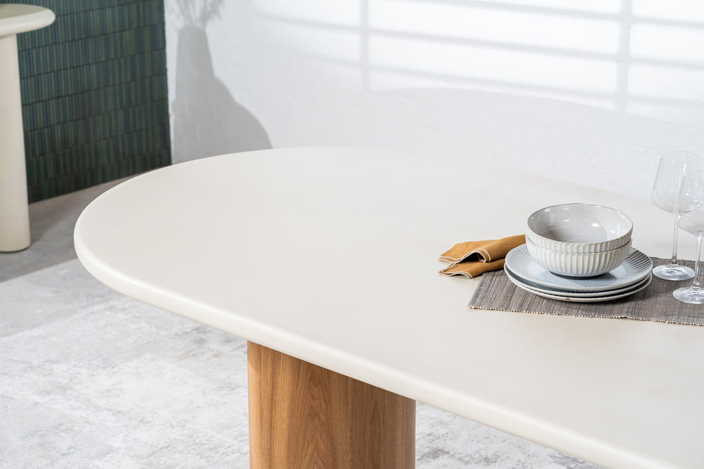 Orbit Dining Table Pebble