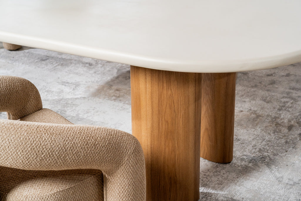 Orbit Dining Table Pebble