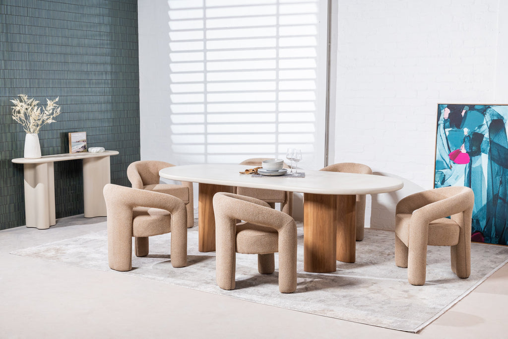 Orbit Dining Table Pebble