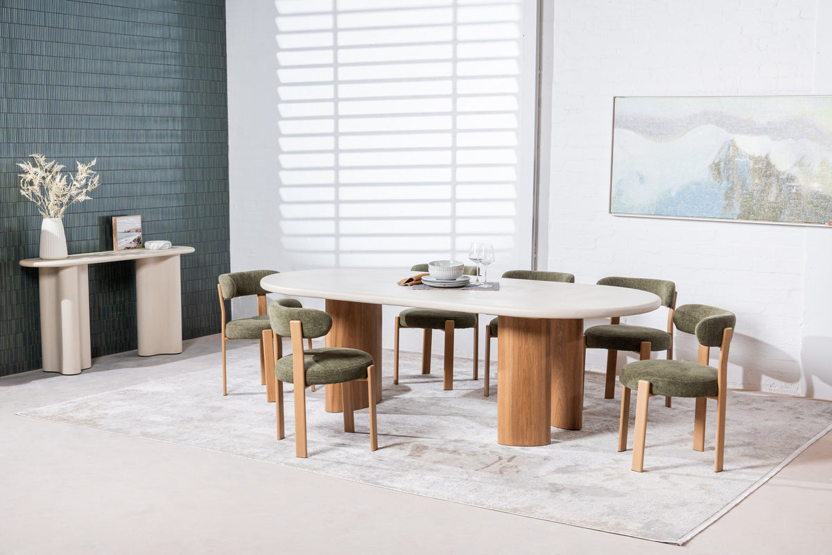 Covessa Console Table Pebble