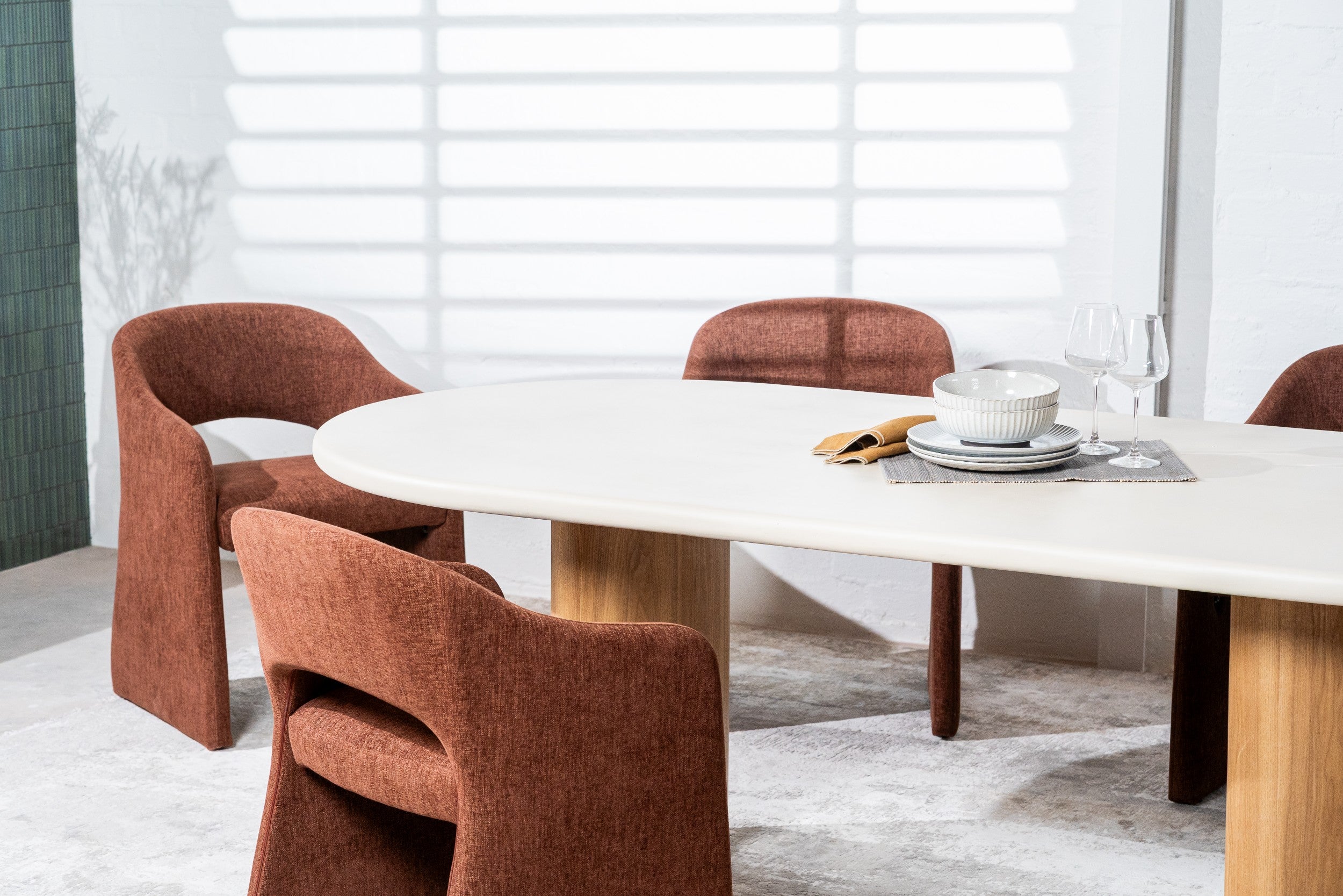 Orbit Dining Table Pebble