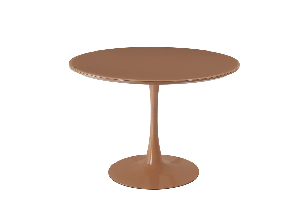 Elvane Dining Table Matte Pumpkin