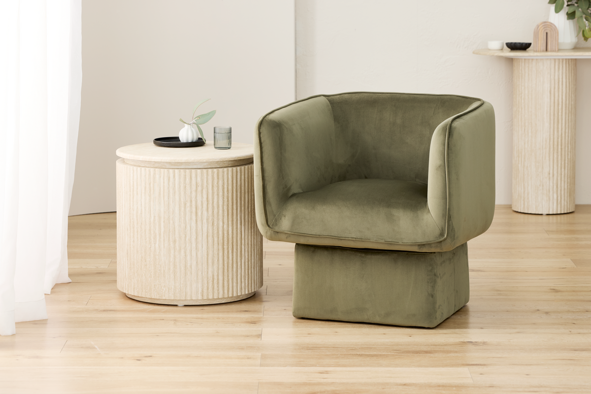 Emperia Side Table Travertine