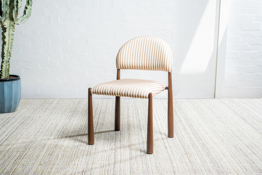 Sahel Dining Chair Beige / Walnut
