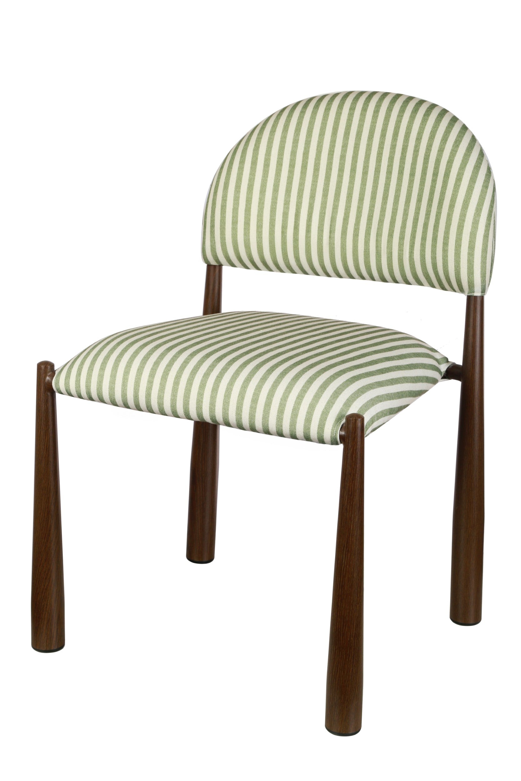 Sahel Dining Chair Moss / Walnut