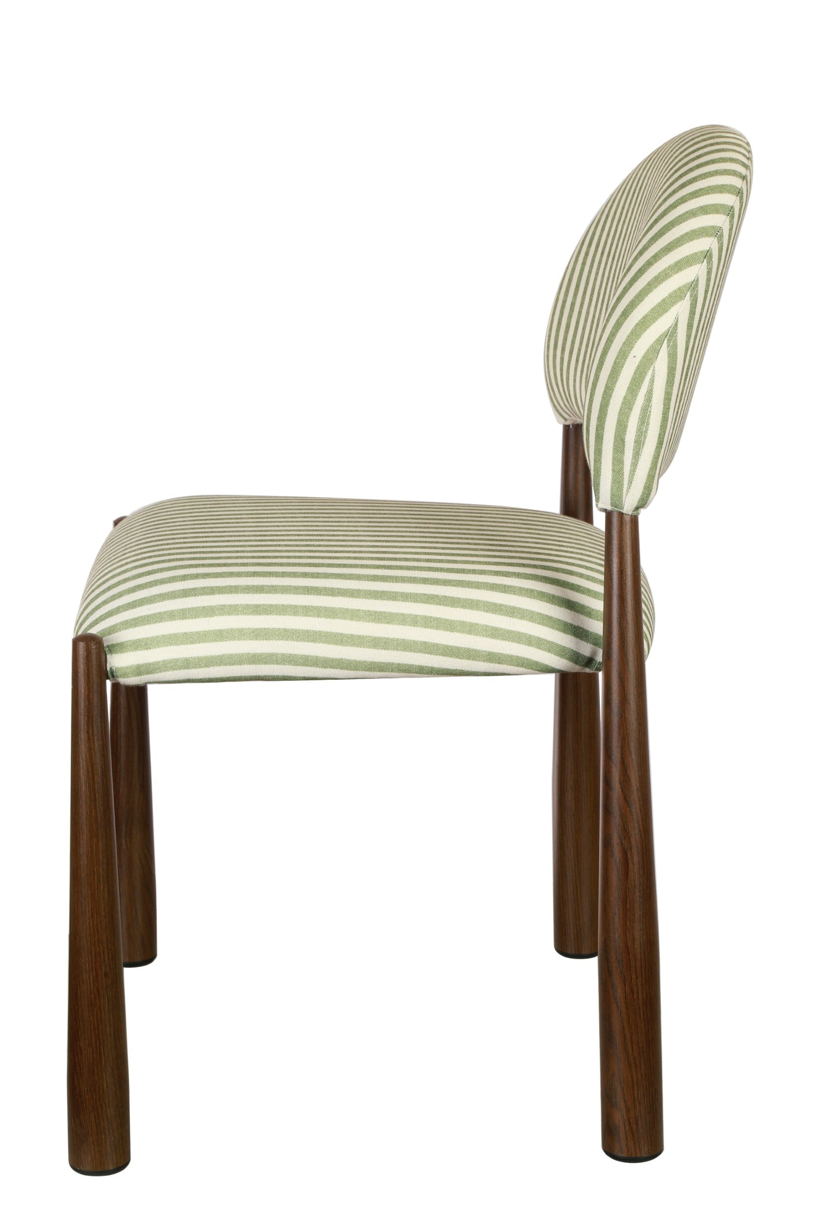 Sahel Dining Chair Moss / Walnut