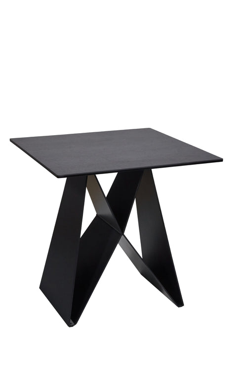 Basalt Side Table Shadow Grey Ceramic