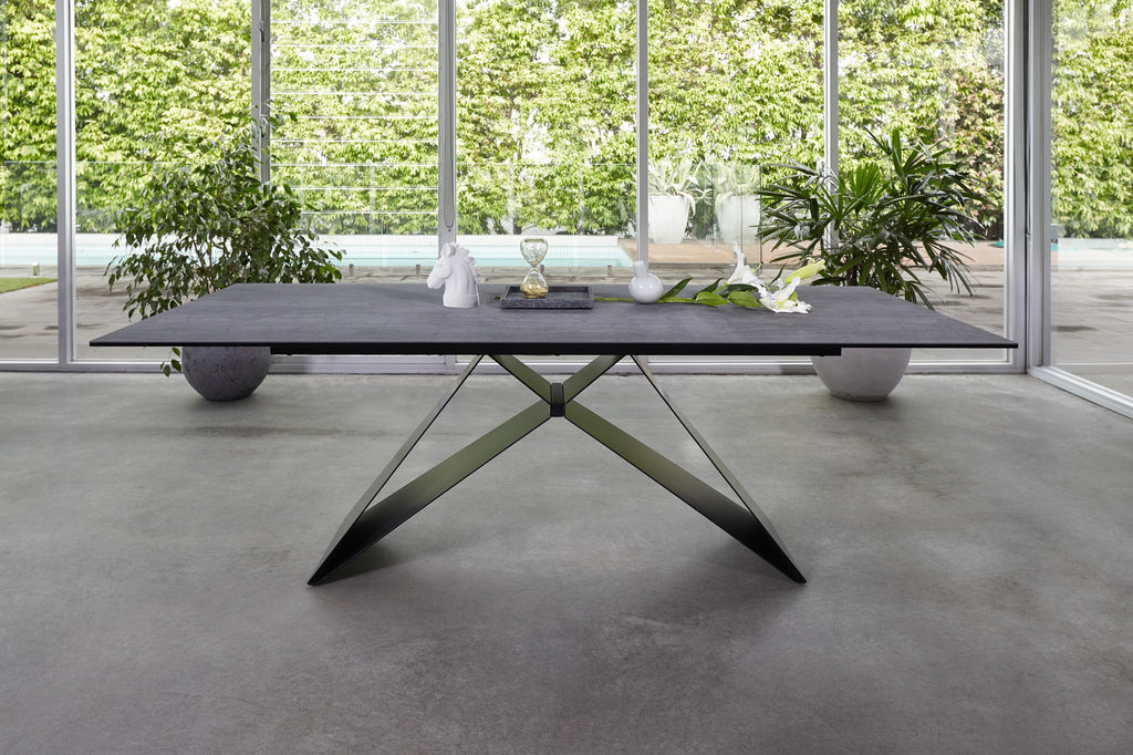Basalt Dining Table Shadow Grey Ceramic