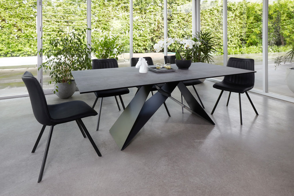 Basalt Dining Table Shadow Grey Ceramic
