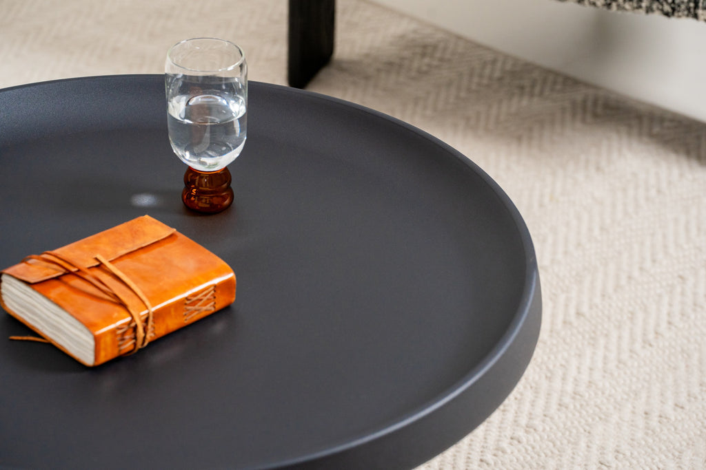 Luxe Coffee Table Set Black