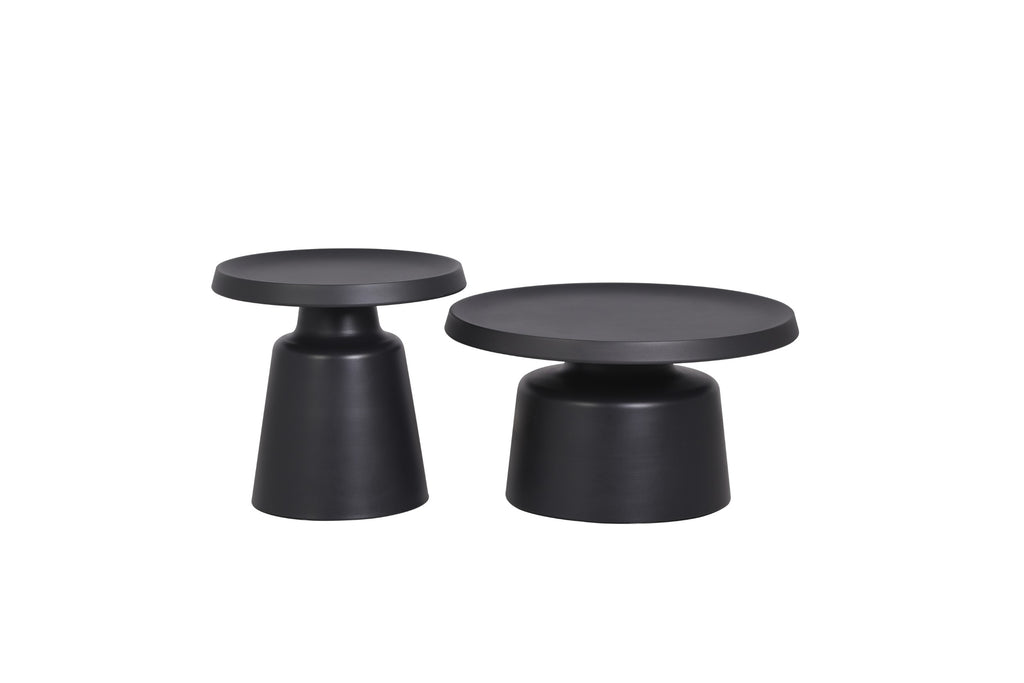 Luxe Coffee Table Set Black