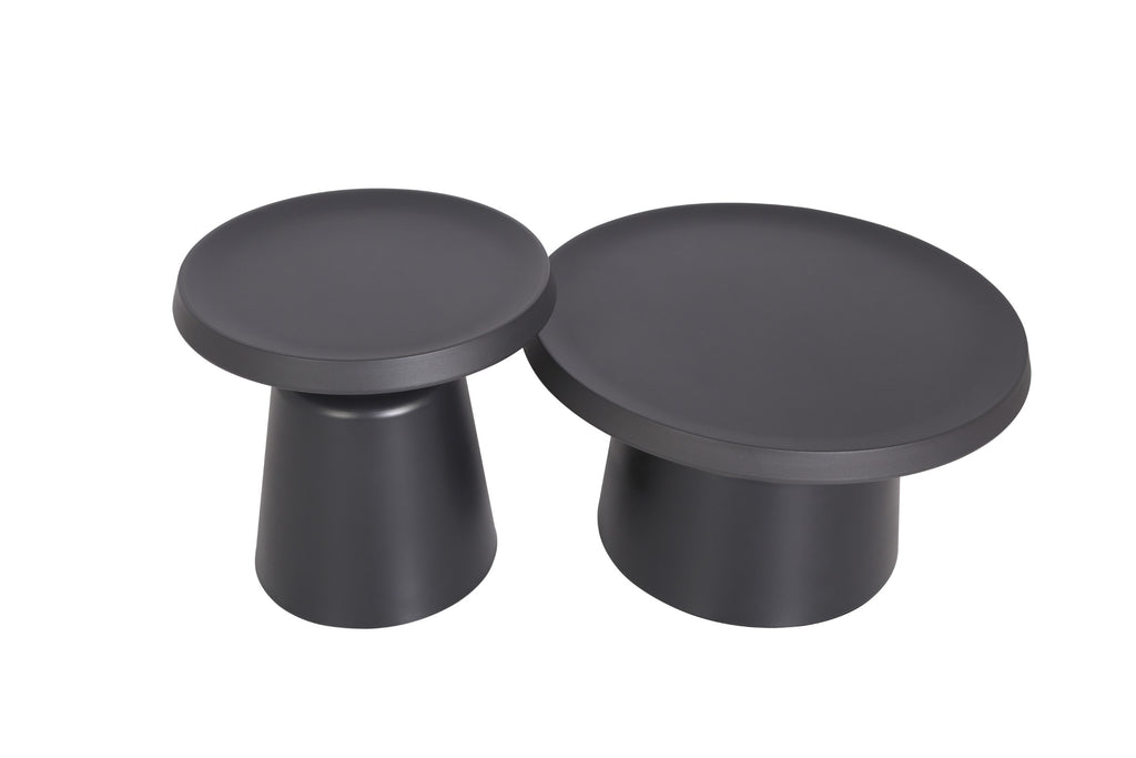 Luxe Coffee Table Set Black