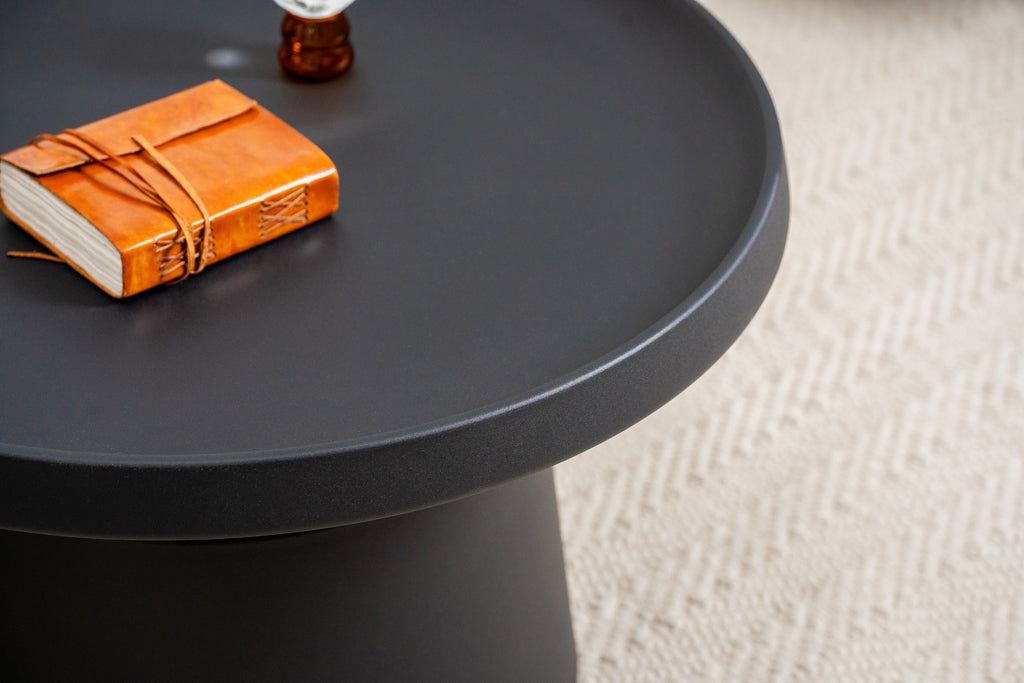 Luxe Coffee Table Set Black