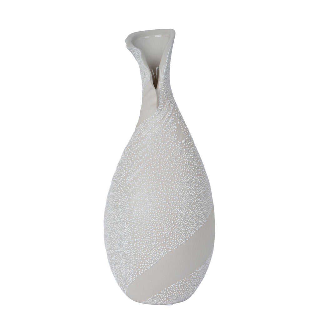 Bead-Dot Gooseneck Vase Style B
