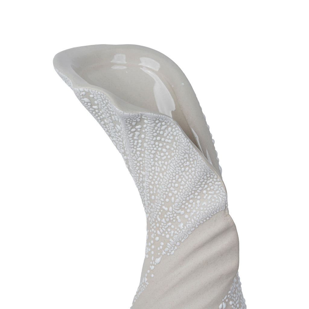 Bead-Dot Gooseneck Vase Style B