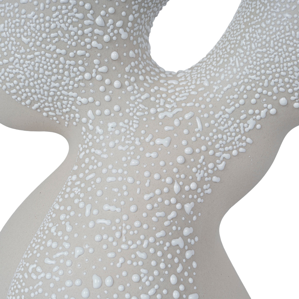 Bead-Dot Double Head Vase Style C