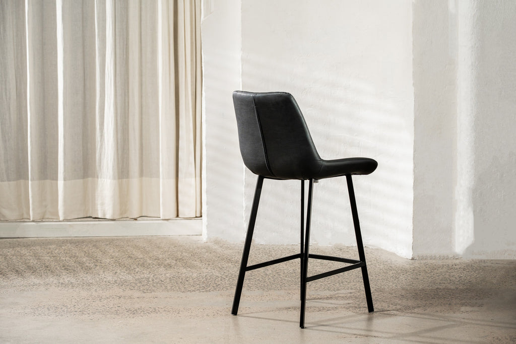 Forge Bar Stool Black (Set of 2)