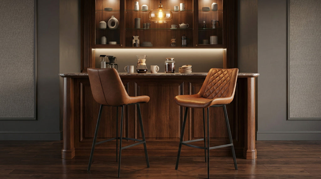 Forge Bar Stool Antique Cognac (Set of 2)