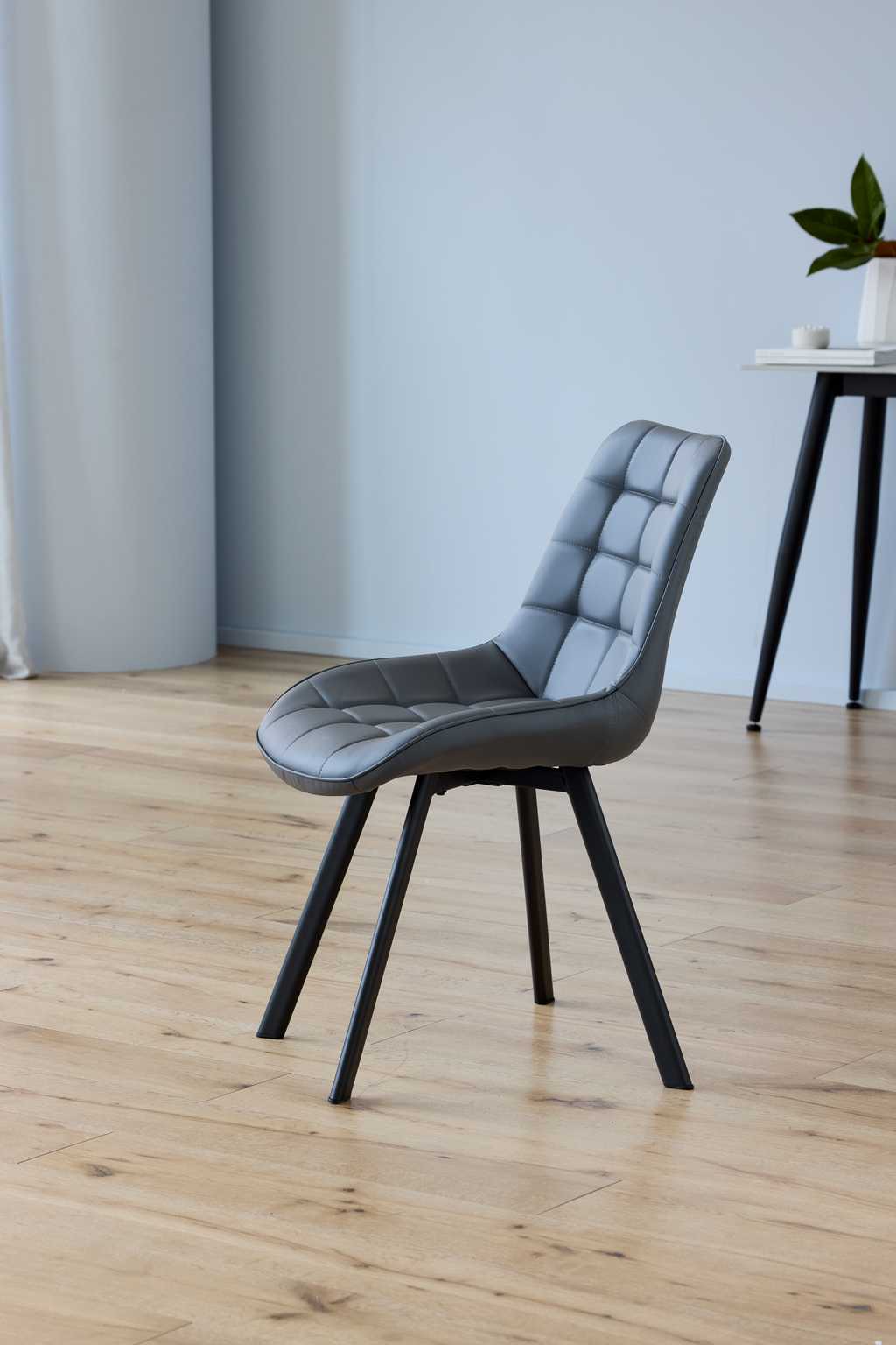 Forvella Dining Chair Dark Grey (Set of 4)