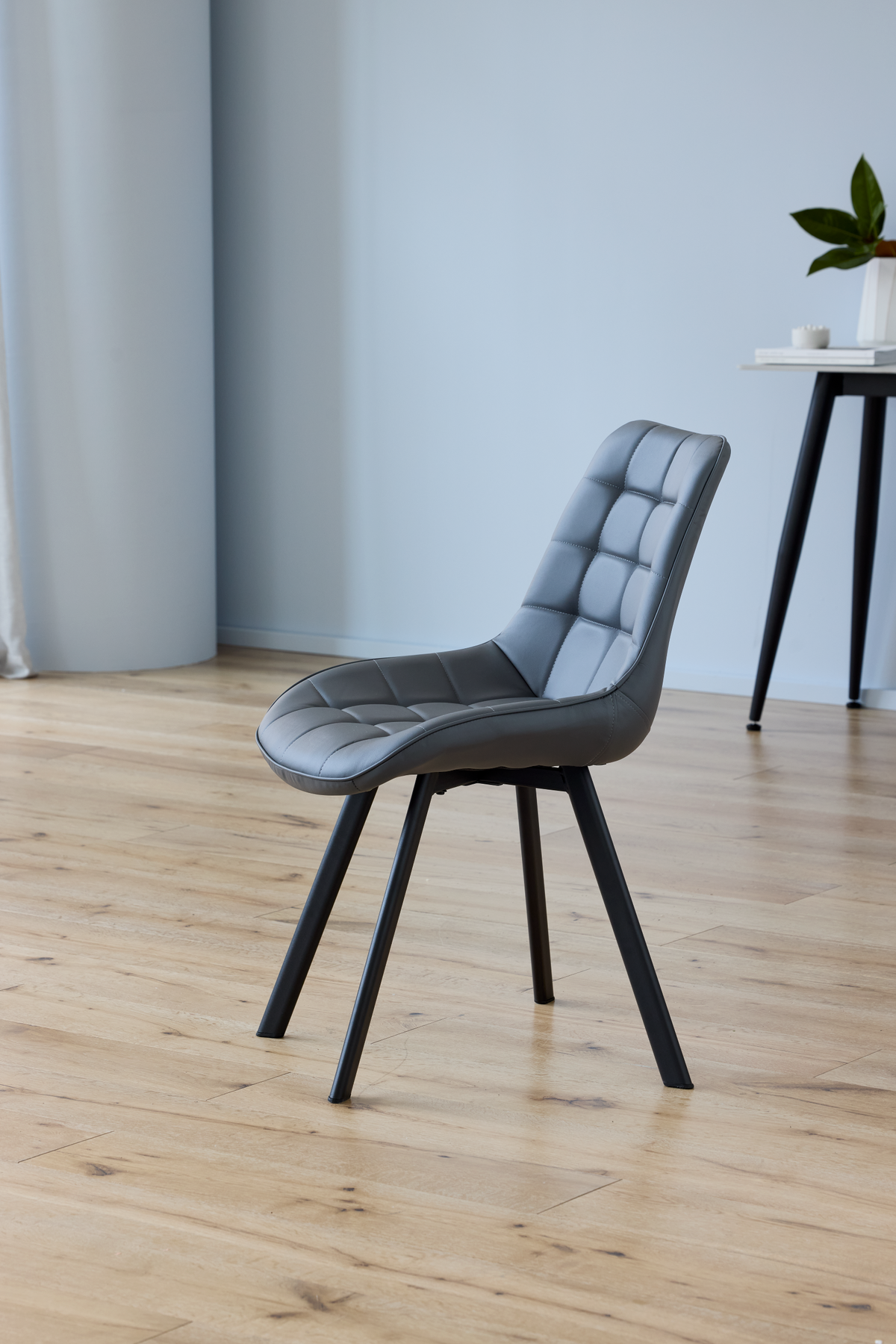 Forvella Dining Chair Dark Grey (Set of 4)