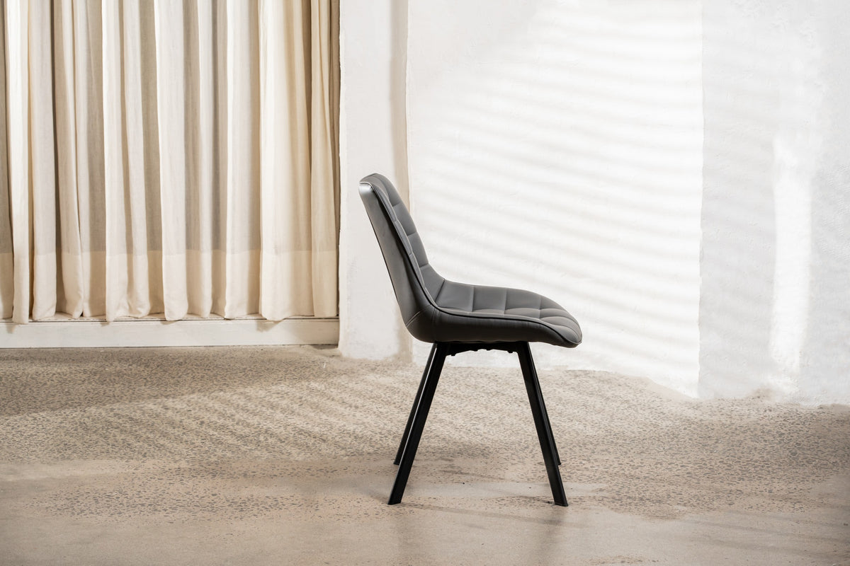 Forvella Dining Chair Dark Grey (Set of 2)