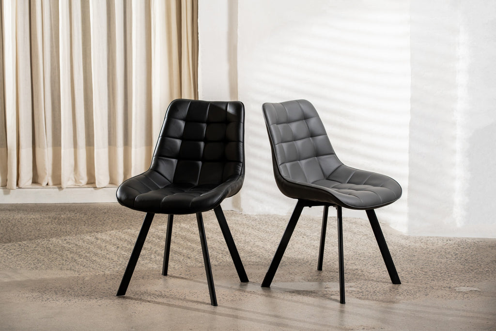 Forvella Dining Chair Dark Grey (Set of 2)