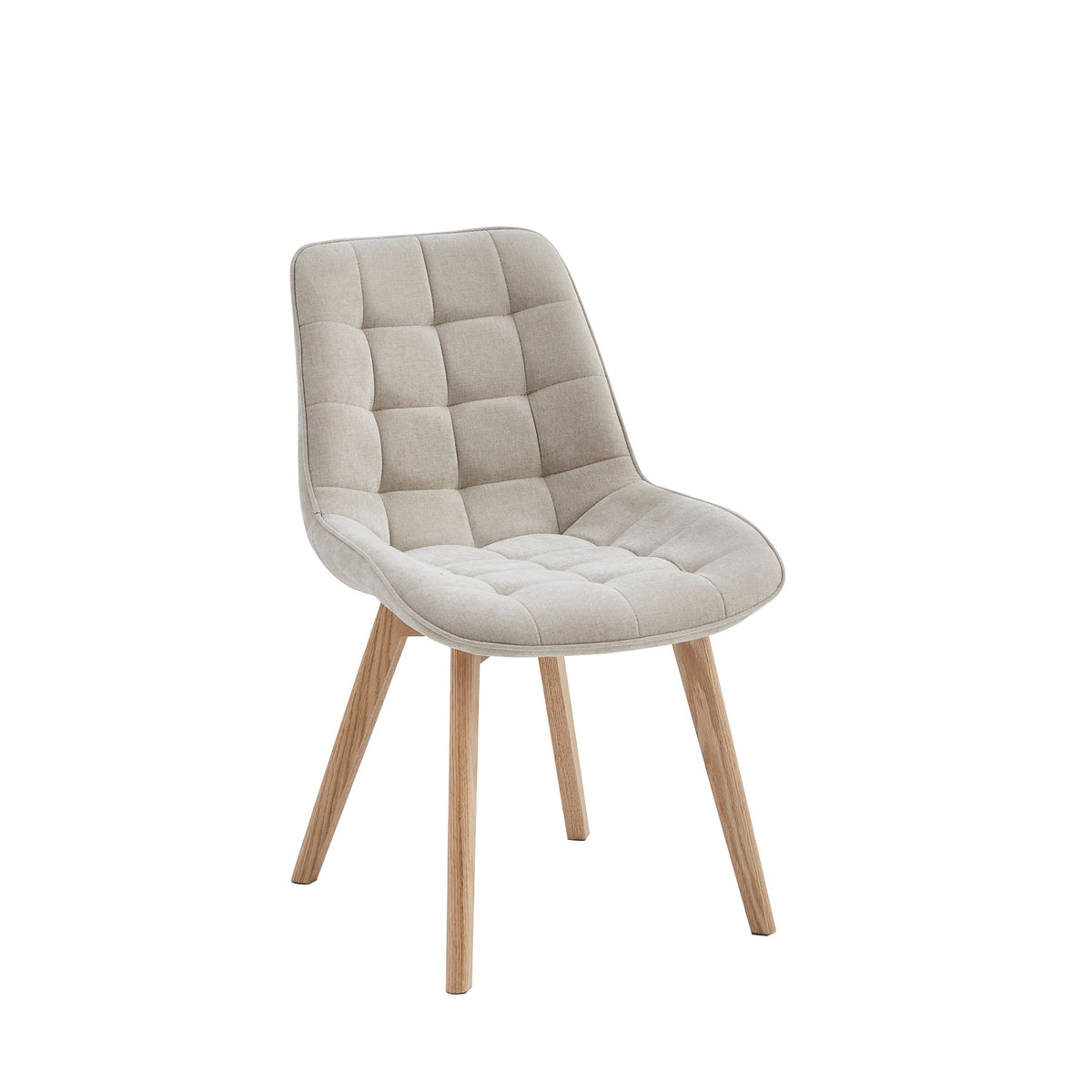 Forvella Dining Chair Taupe / Natural (Set of 2)