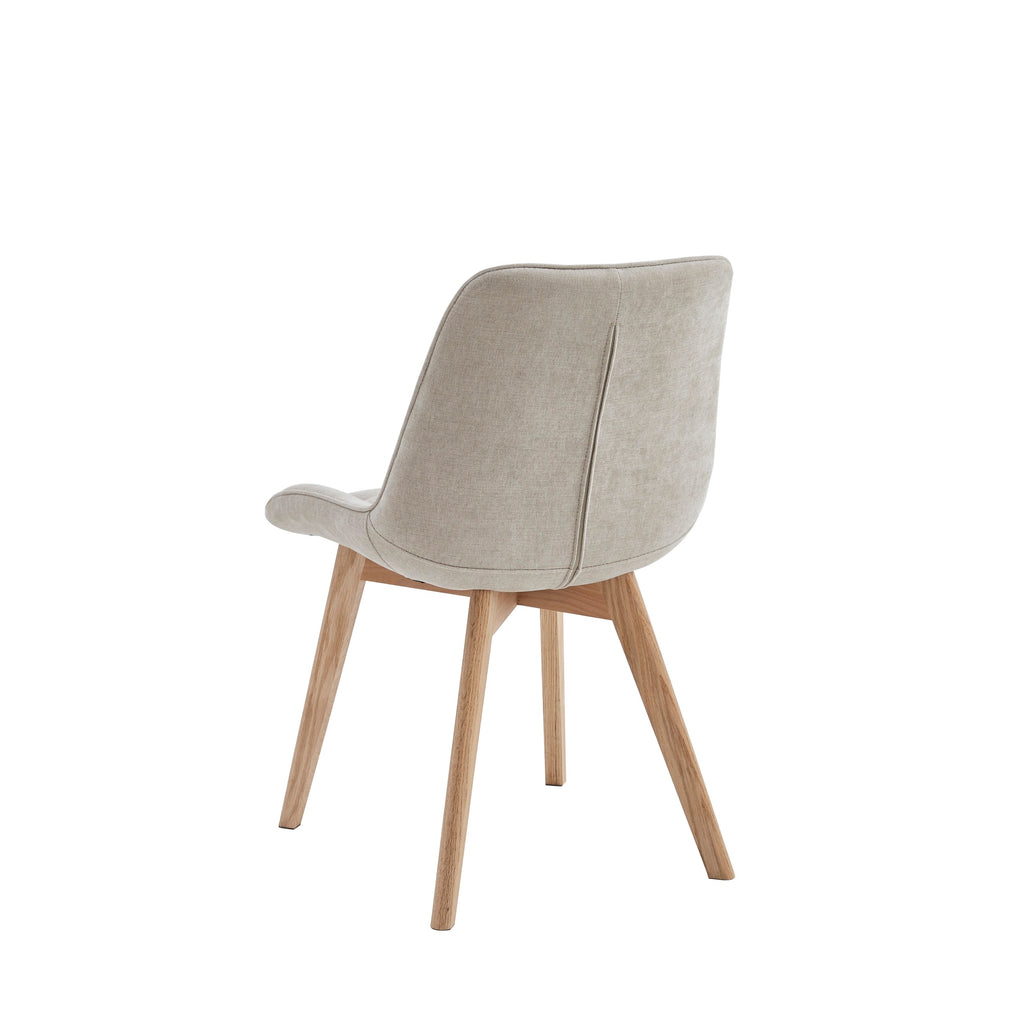 Forvella Dining Chair Taupe / Natural (Set of 2)