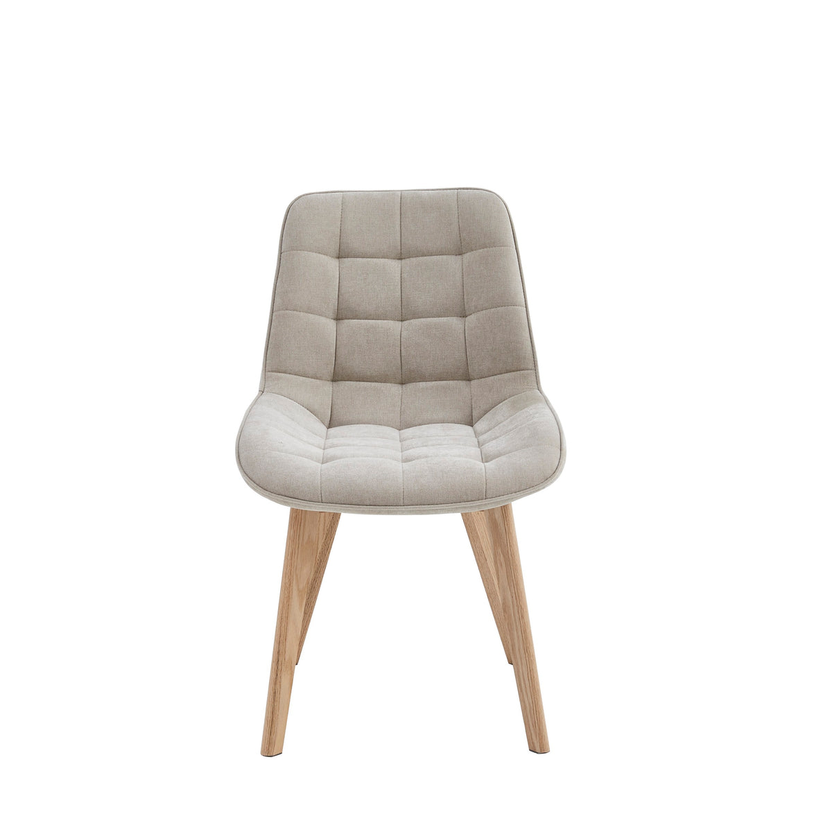 Forvella Dining Chair Taupe / Natural (Set of 2)
