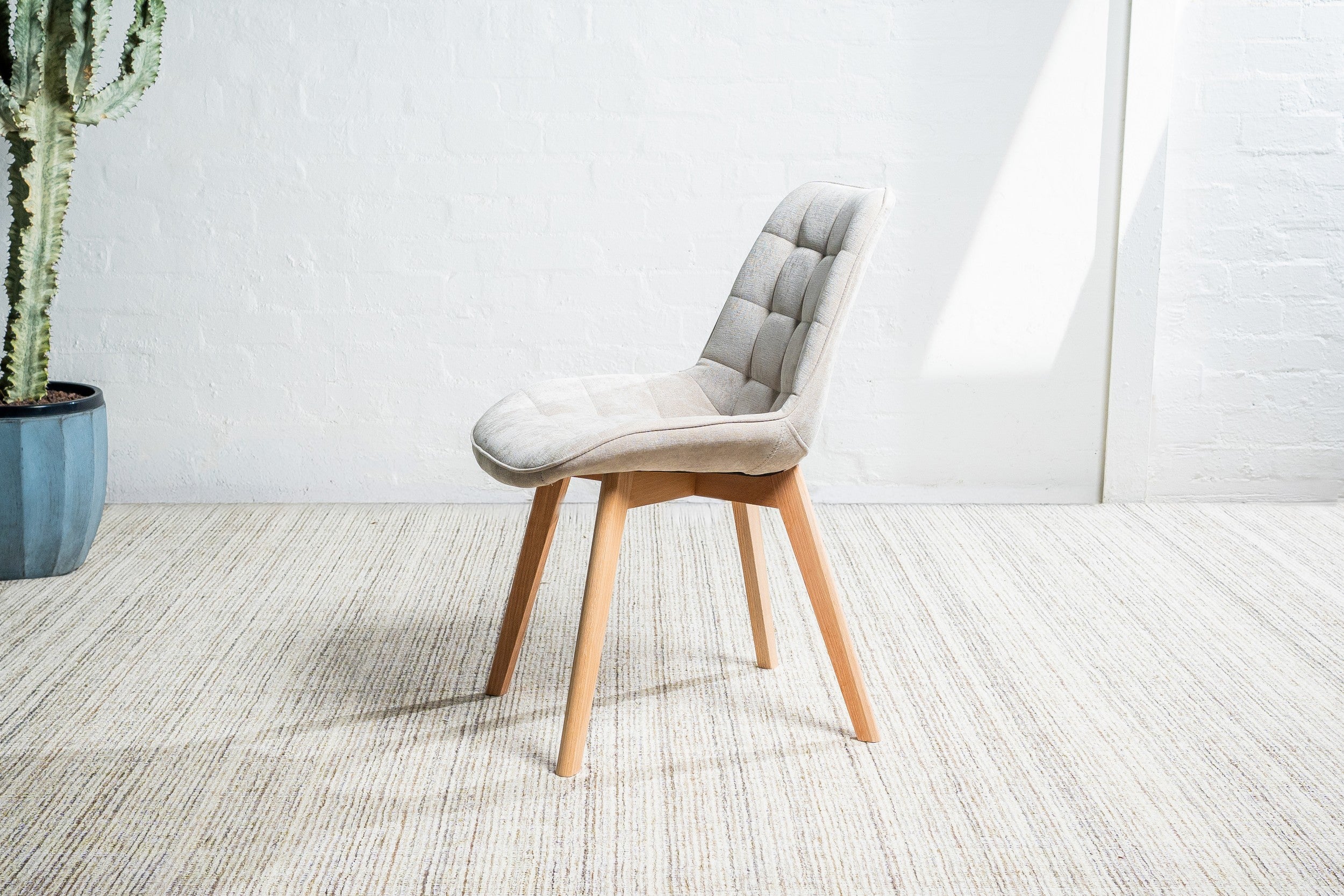 Arbor Dining Chair Taupe / Natural (Set of 2)