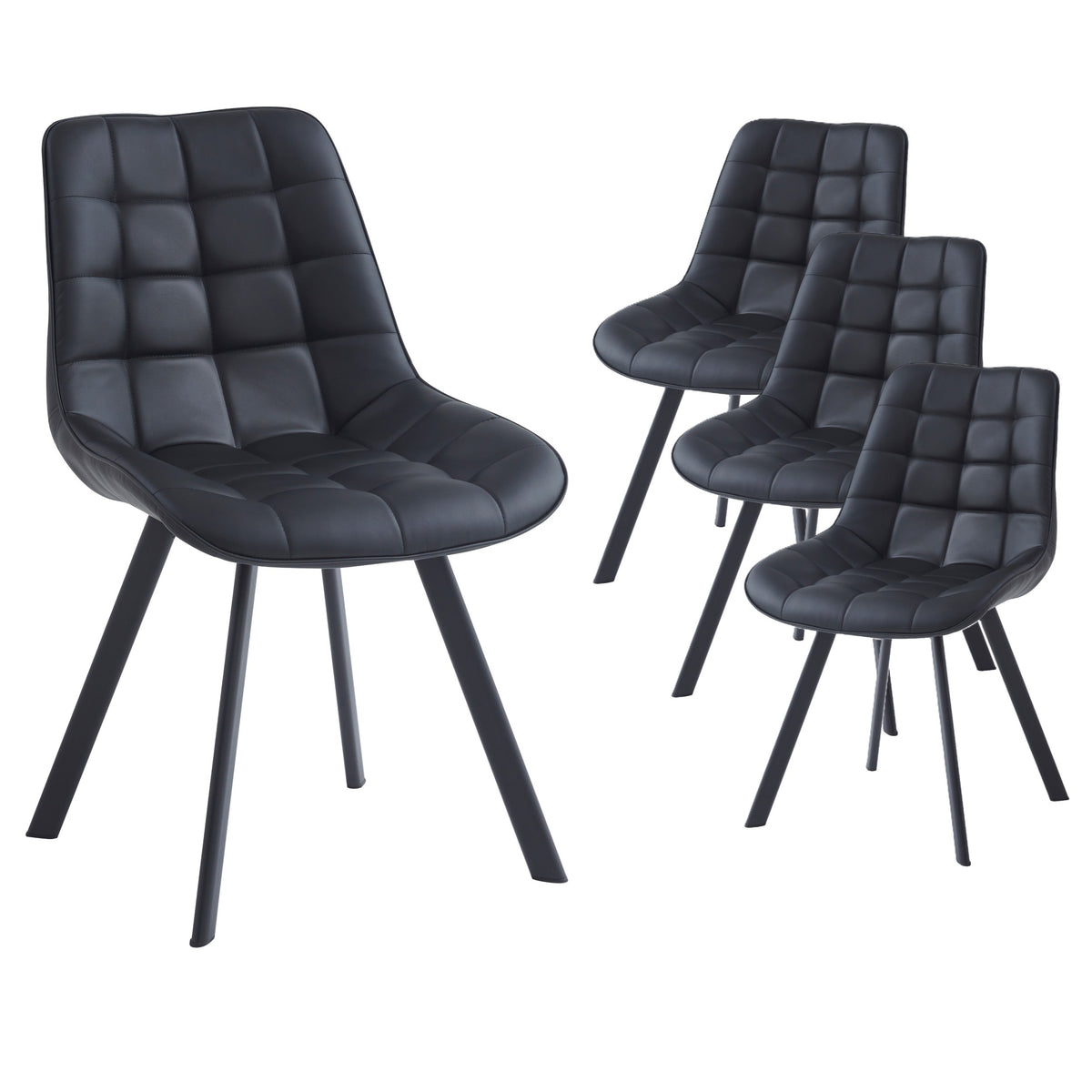 Forvella Dining Chair Black (Set of 2)