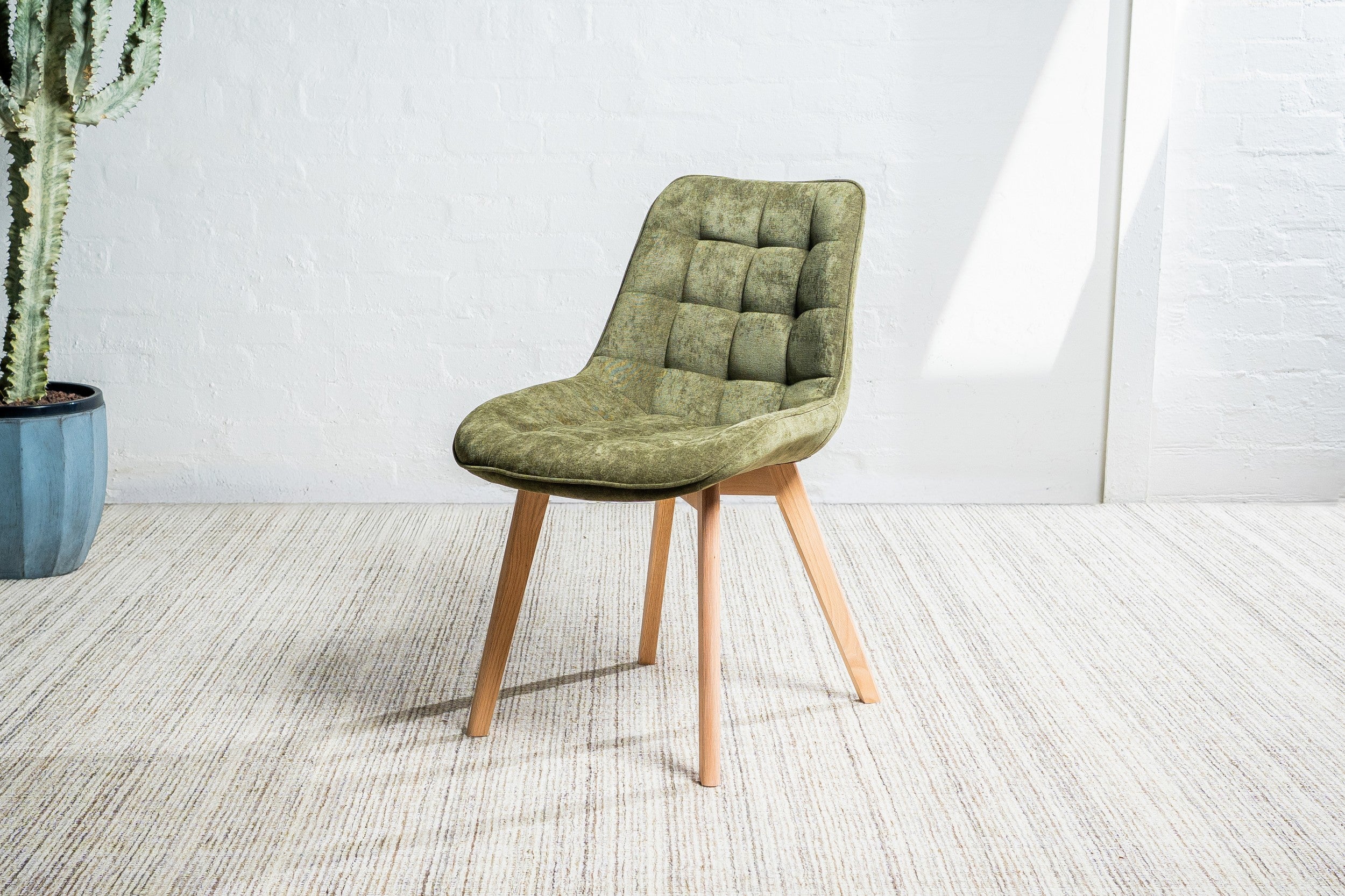 Arbor Dining Chair Green / Natural (Set of 4)