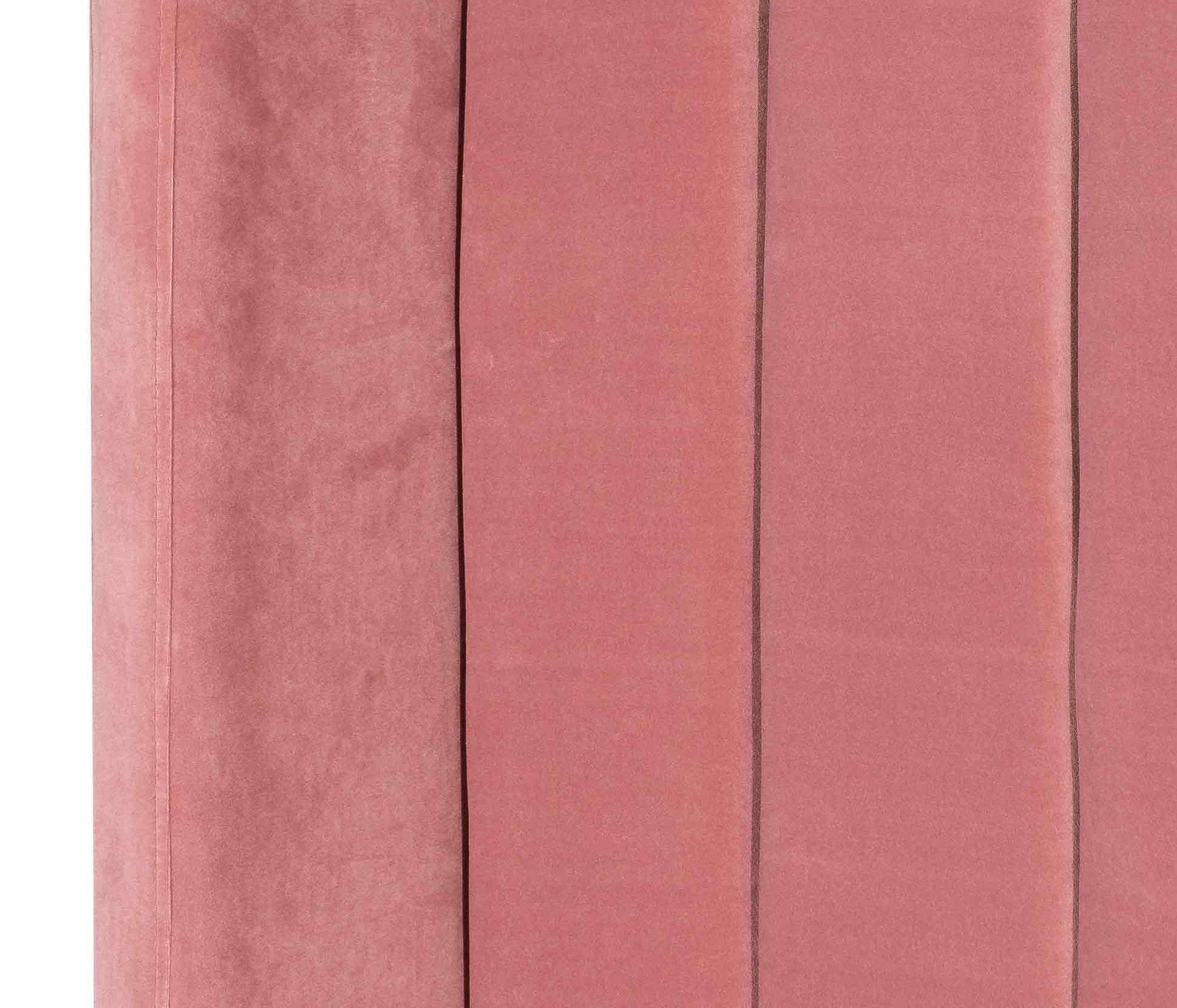 King Sized Lazio Bed Frame - Blush Peach Velvet