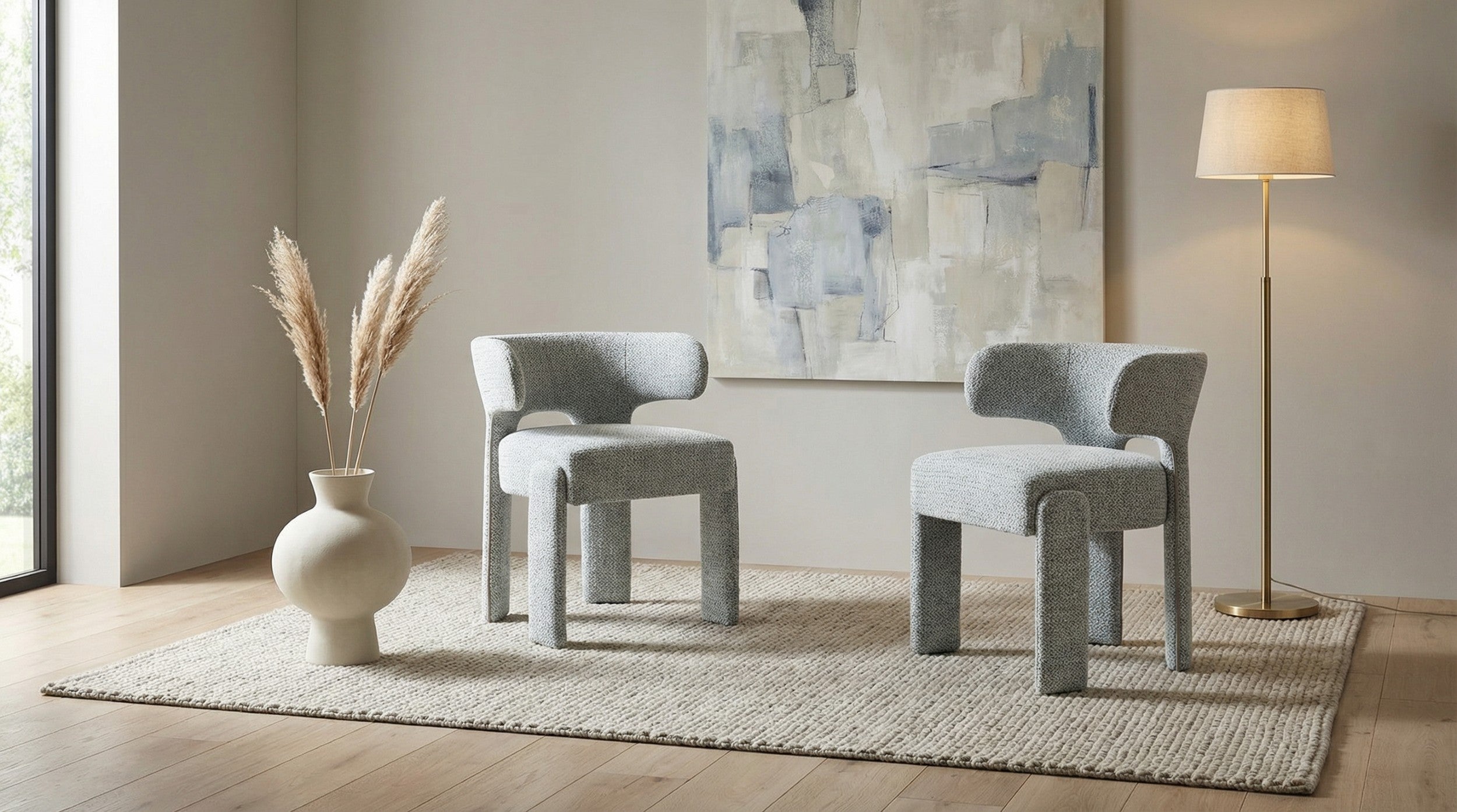 Azura Dining Chair Blue Grey
