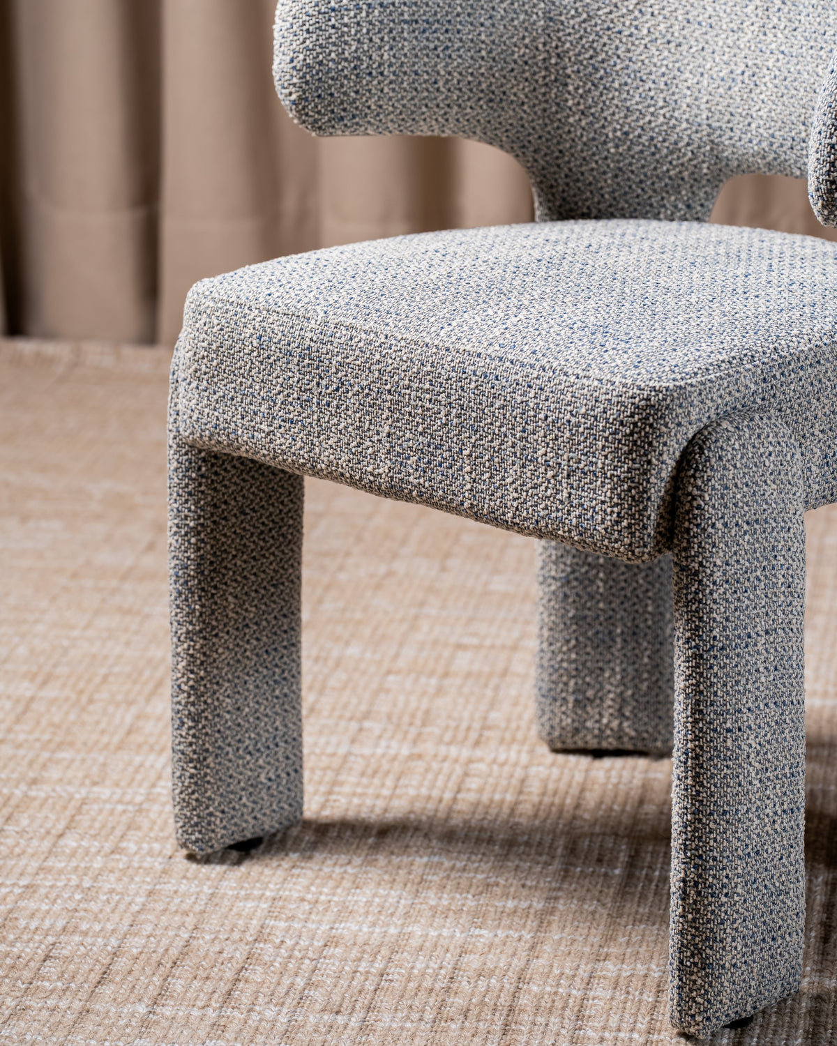 Genvara Dining Chair Blue Grey