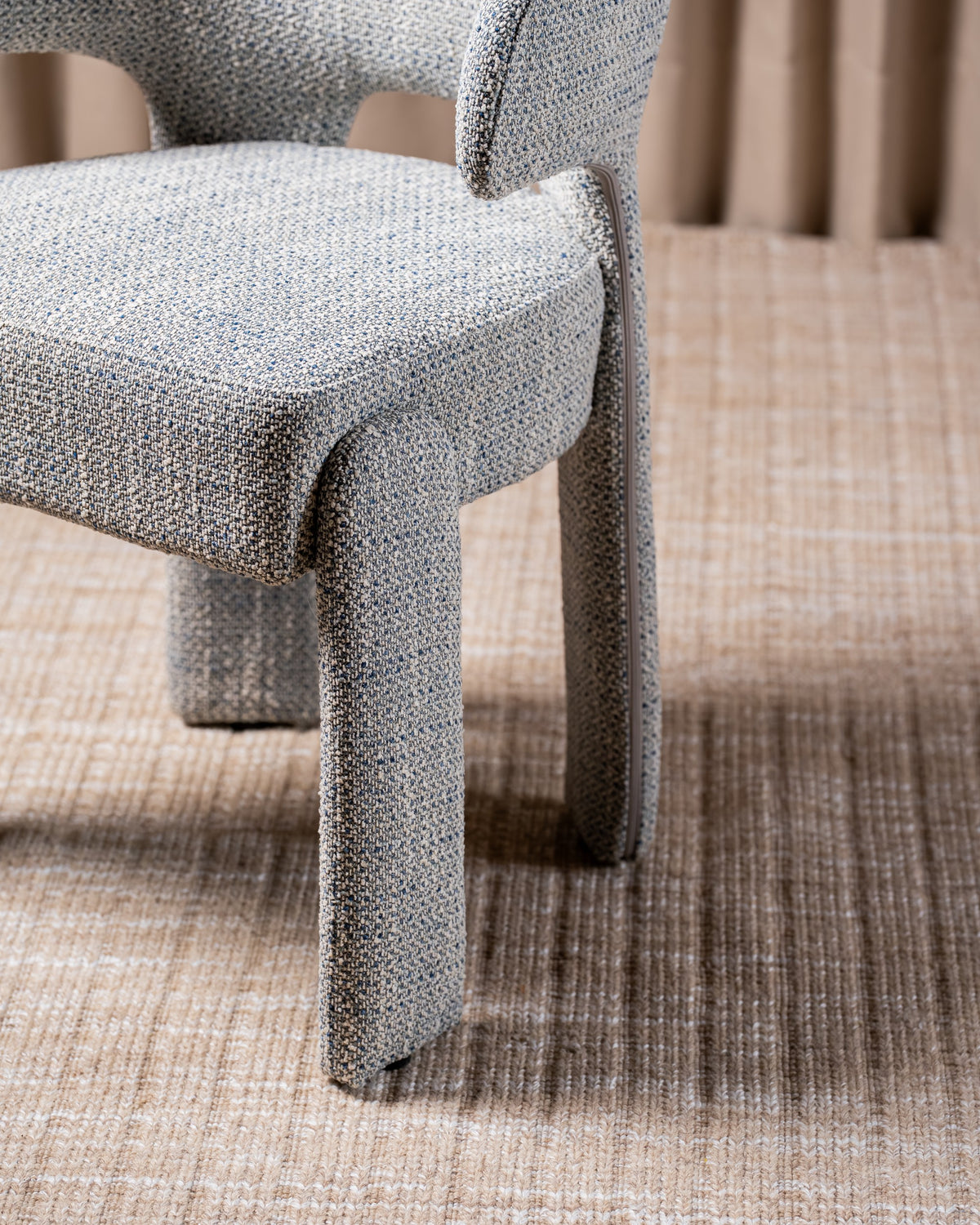 Genvara Dining Chair Blue Grey