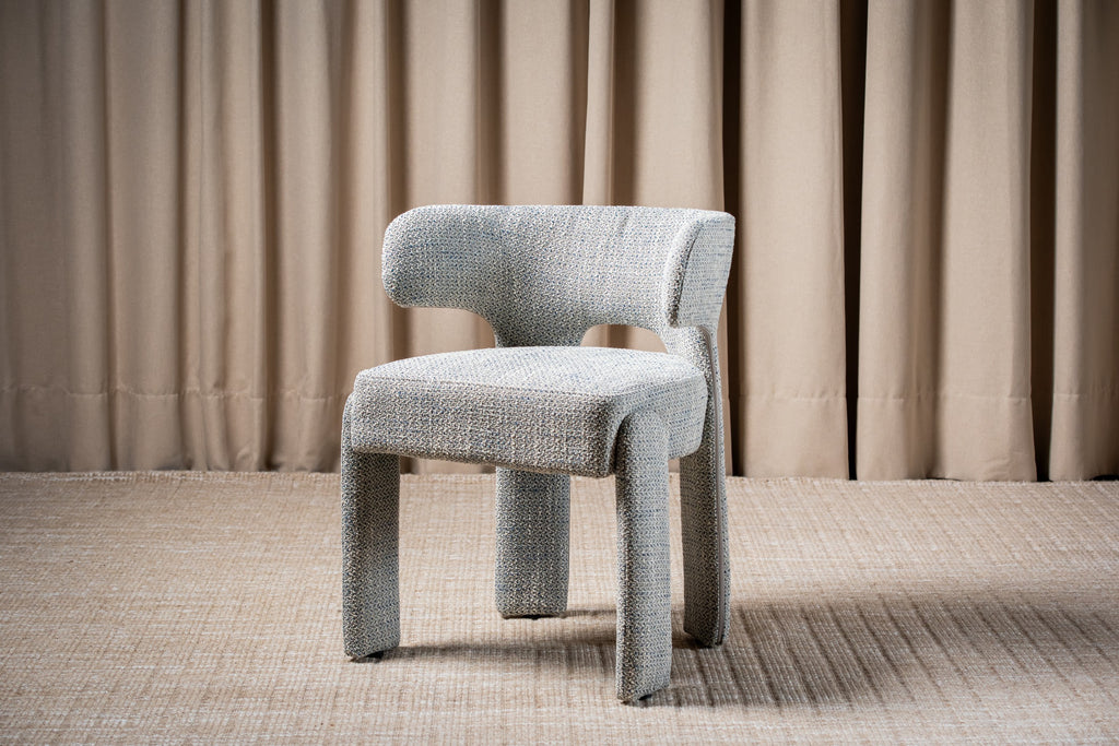 Genvara Dining Chair Blue Grey
