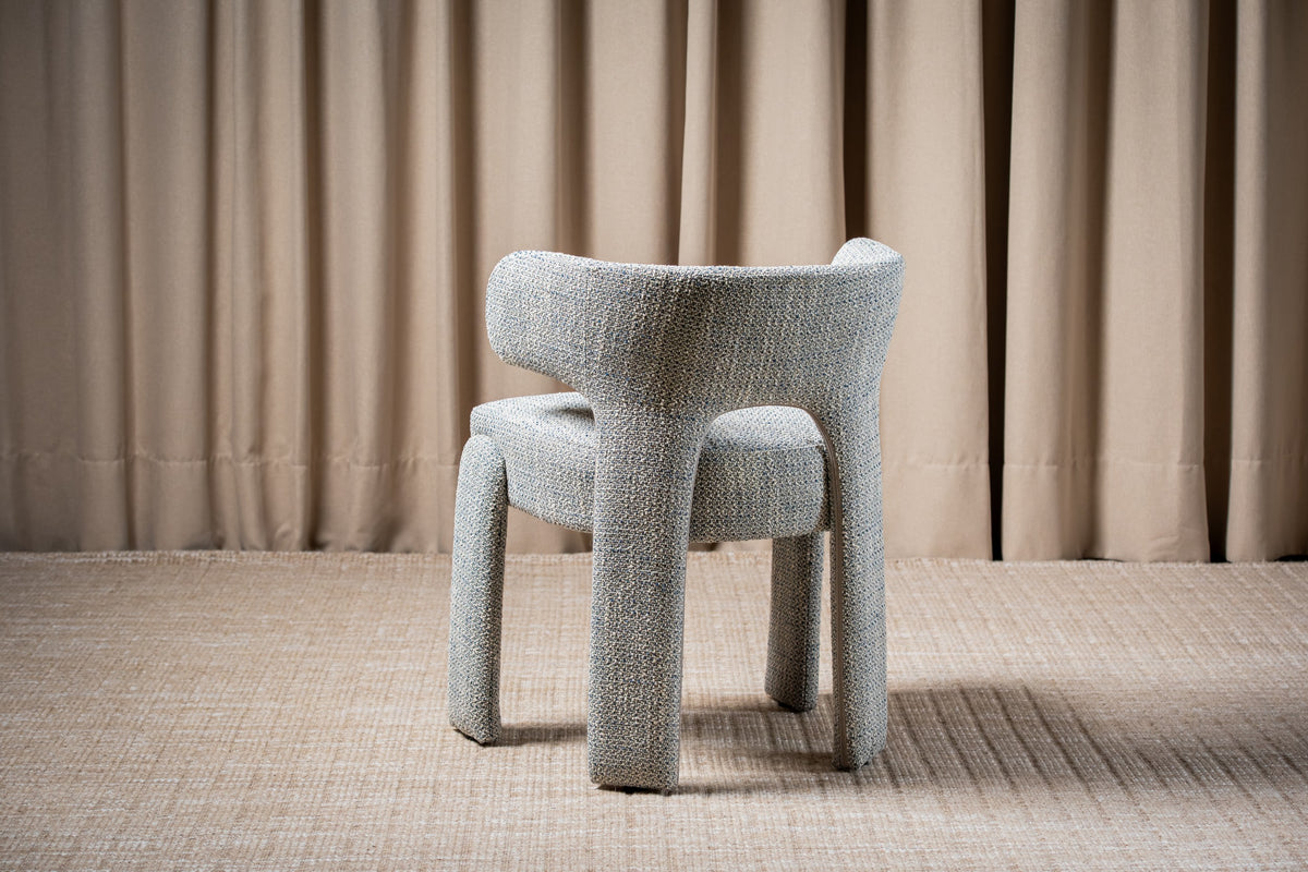 Genvara Dining Chair Blue Grey