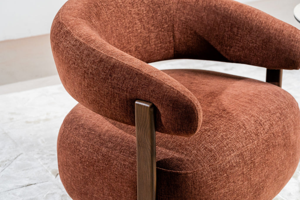 Hearth Occasional Chair Rust